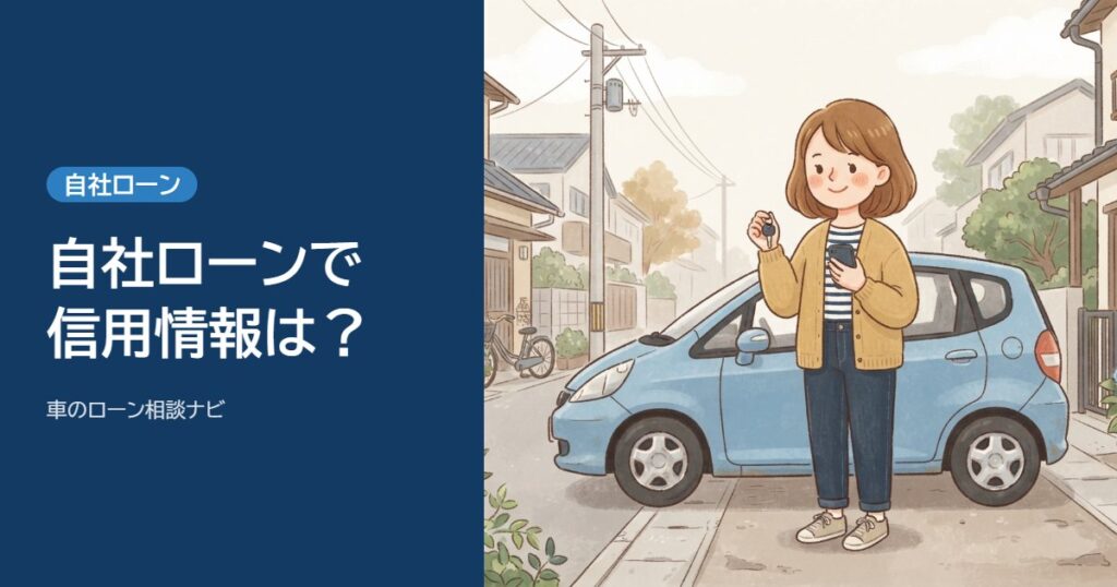 自社ローンで信用情報は？