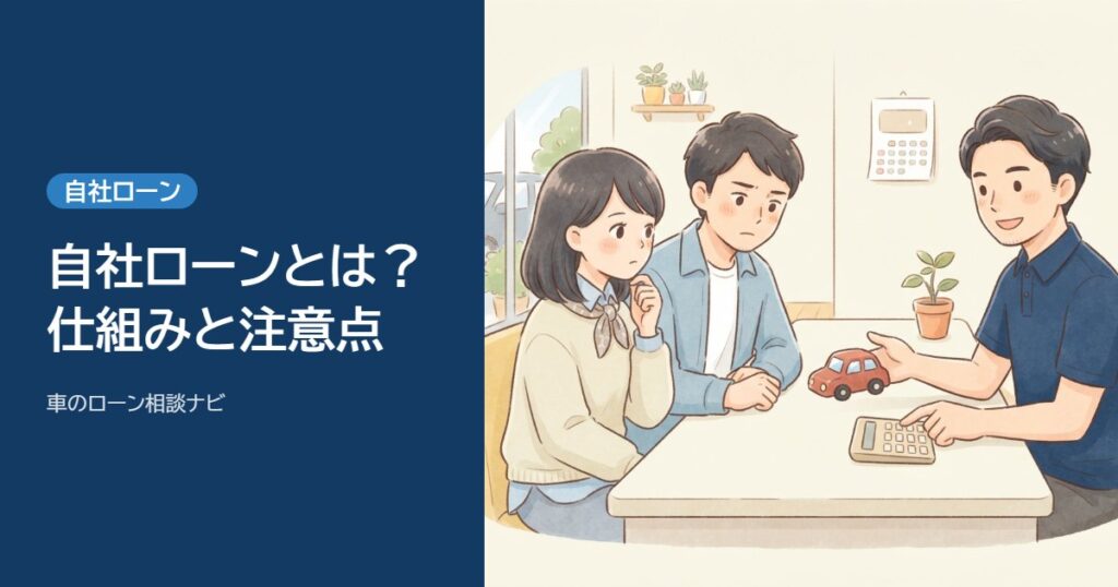 自社ローンとは？仕組み・審査・デメリットと向く人・向かない人